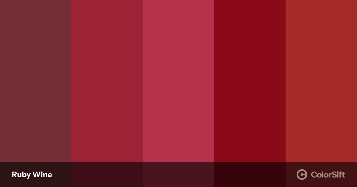 Ruby Wine - ColorSift - La Caja de Herramientas de Color