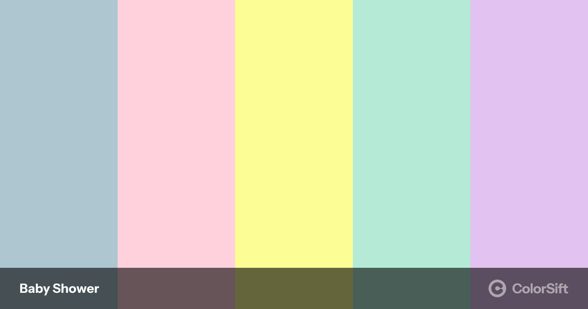 Baby Shower - ColorSift - La Boîte à Outils Couleur